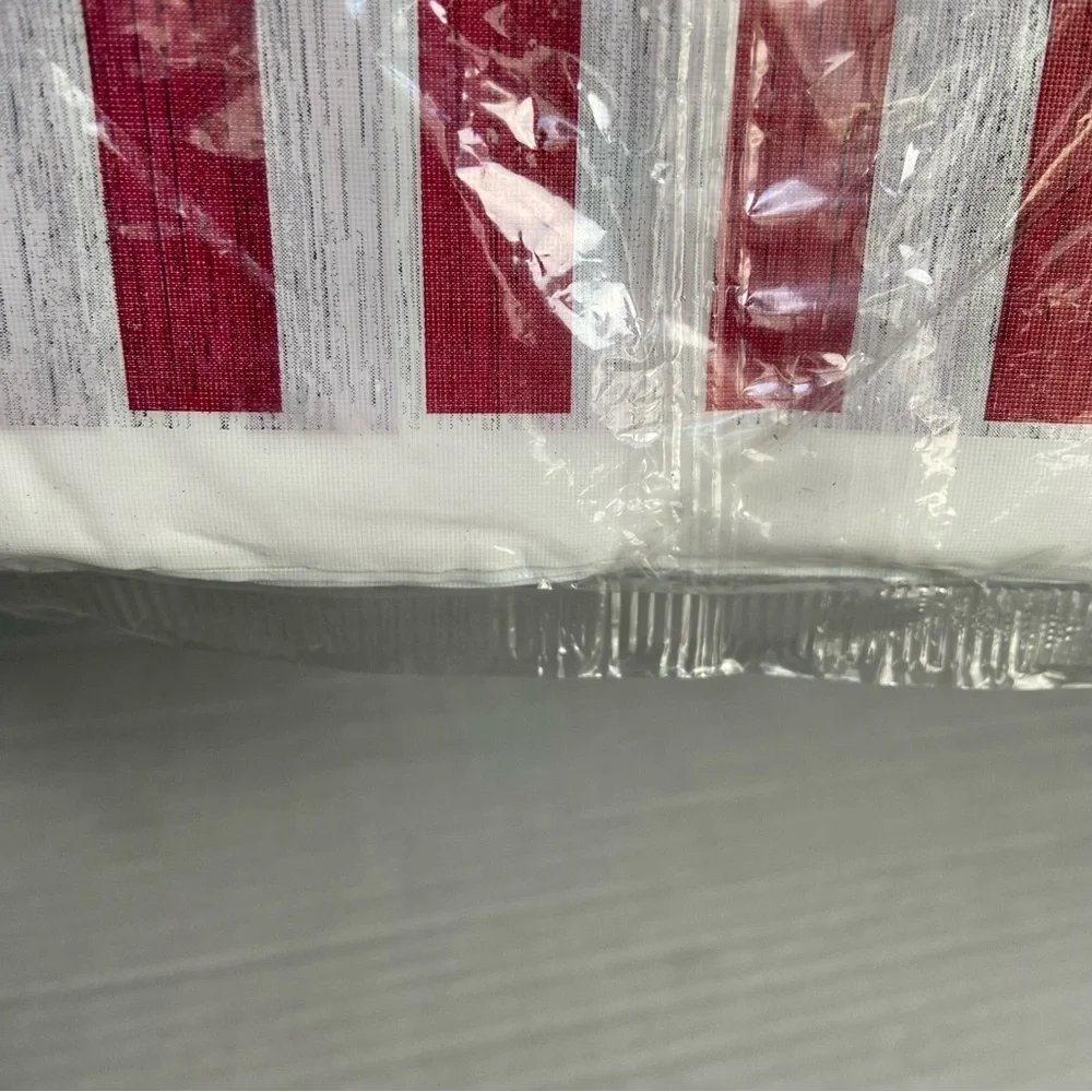 American Flag Plastic Table Cover Leak Proof  American Greetings 48in X 88 in